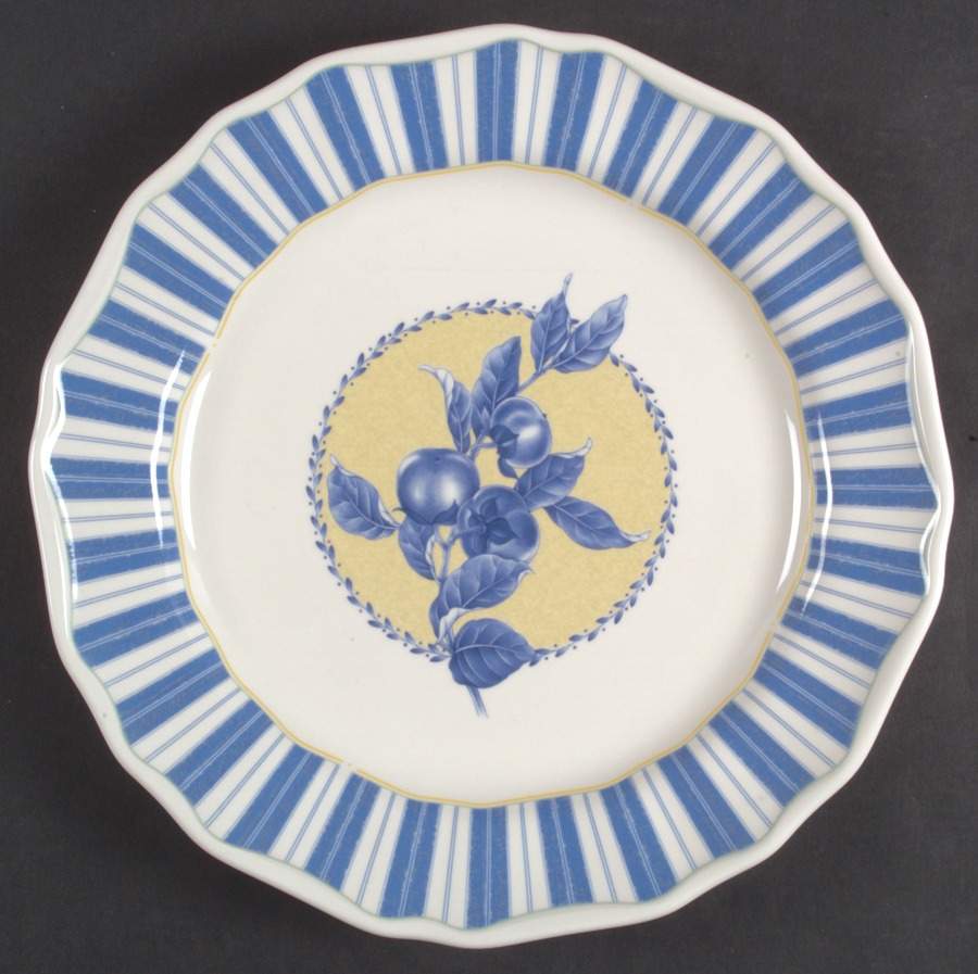 Gourmet Blue 12" Chop Plate (Round Platter) by Noritake-1