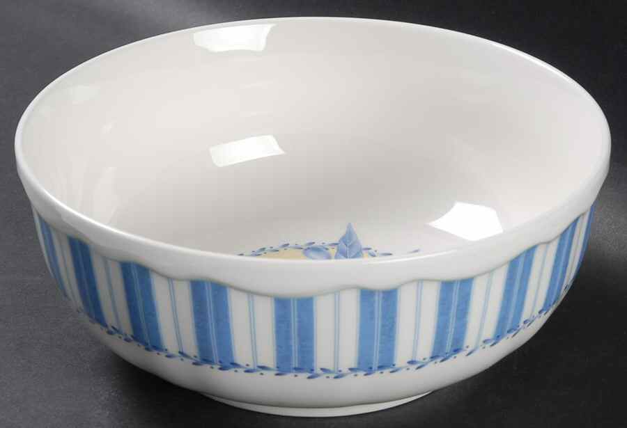 Gourmet Blue 7" Round Vegetable Bowl by Noritake-1