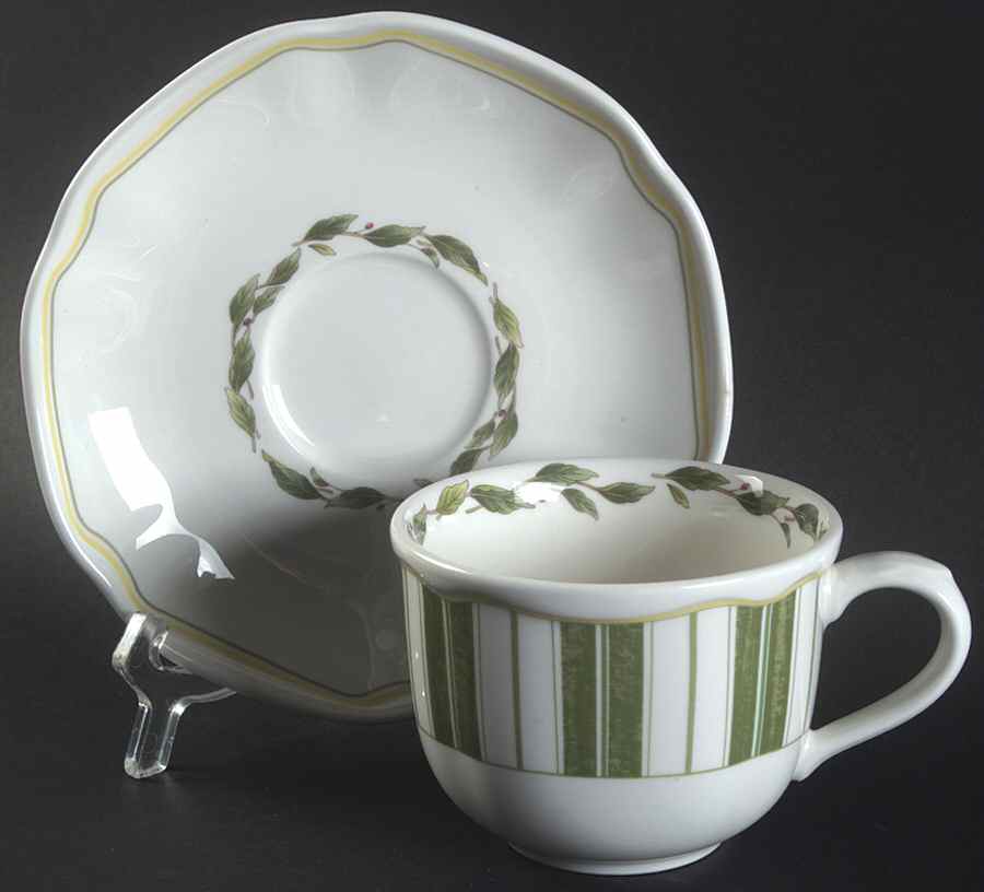 Gourmet Garden Too Flat Cup & Saucer Set by Noritake-1