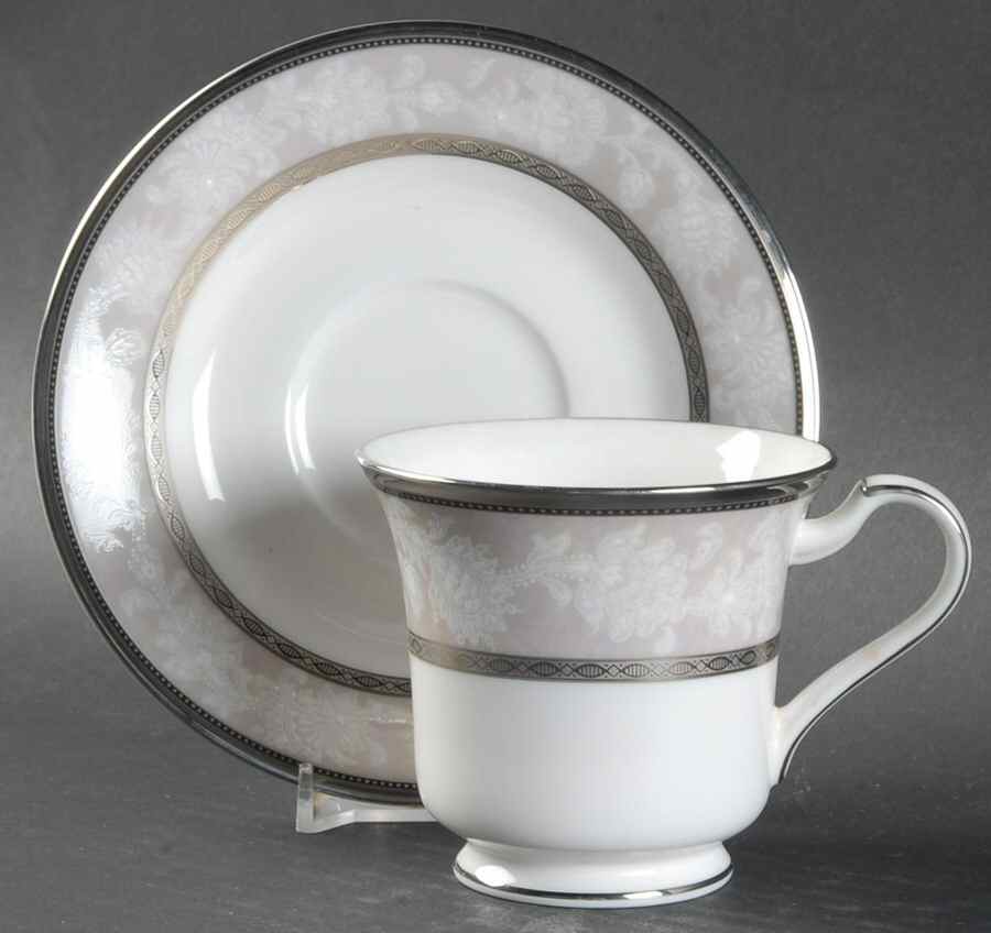 Jefferson Court Footed Cup & Saucer Set by Noritake-1