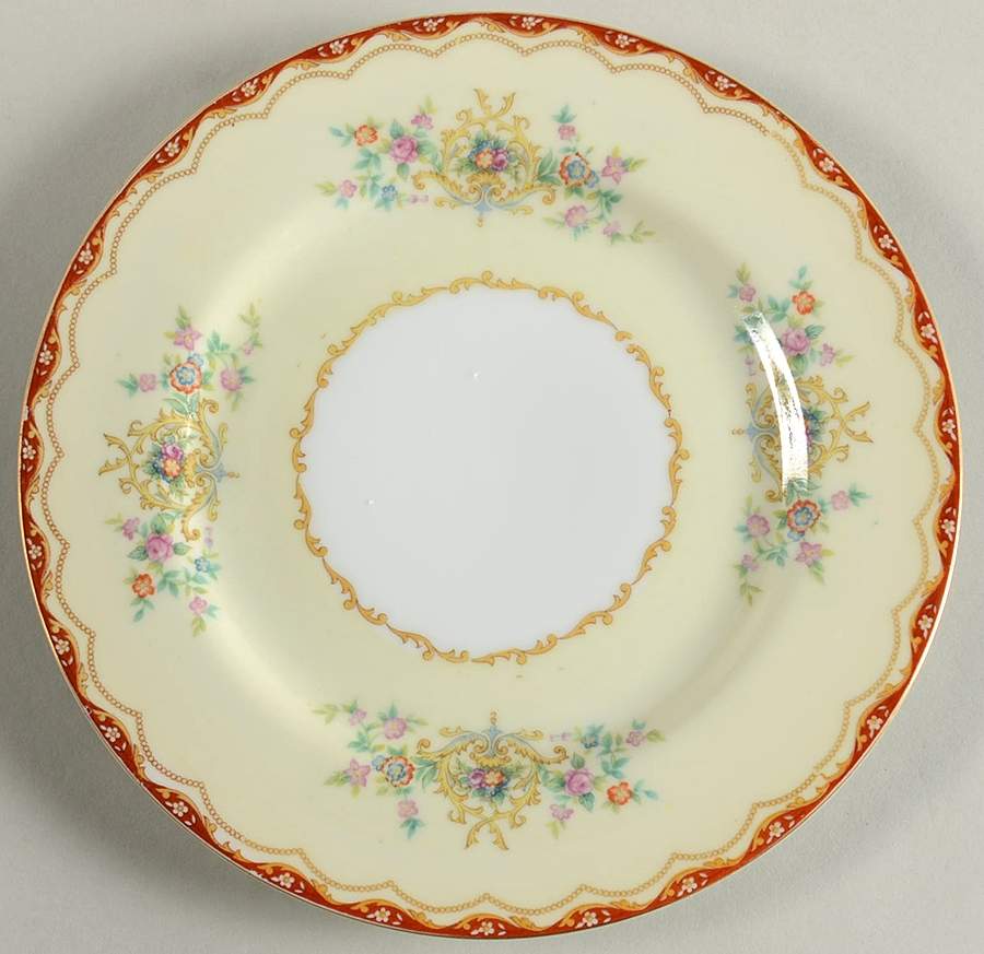 NAT29 Salad Plate by National China-1