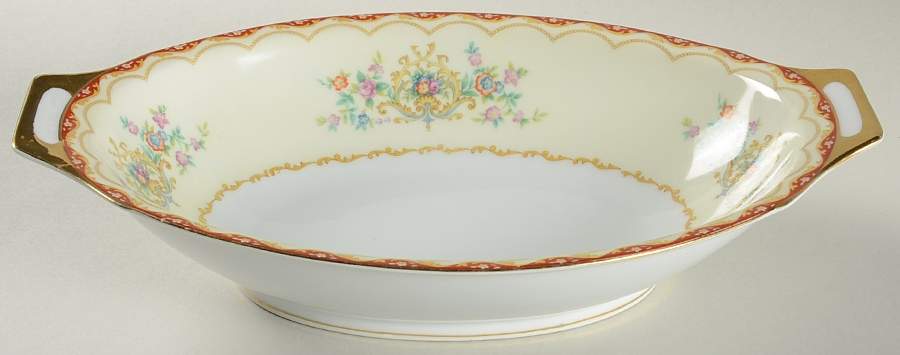 NAT29 11" Oval Vegetable Bowl by National China-1