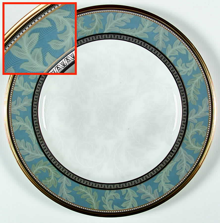 Neptune Gold Accent Luncheon Plate by Noritake-1