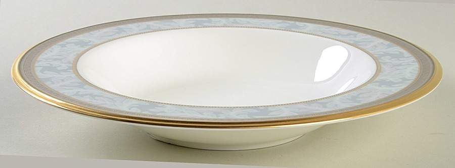 Neptune Gold Rim Soup Bowl by Noritake-1