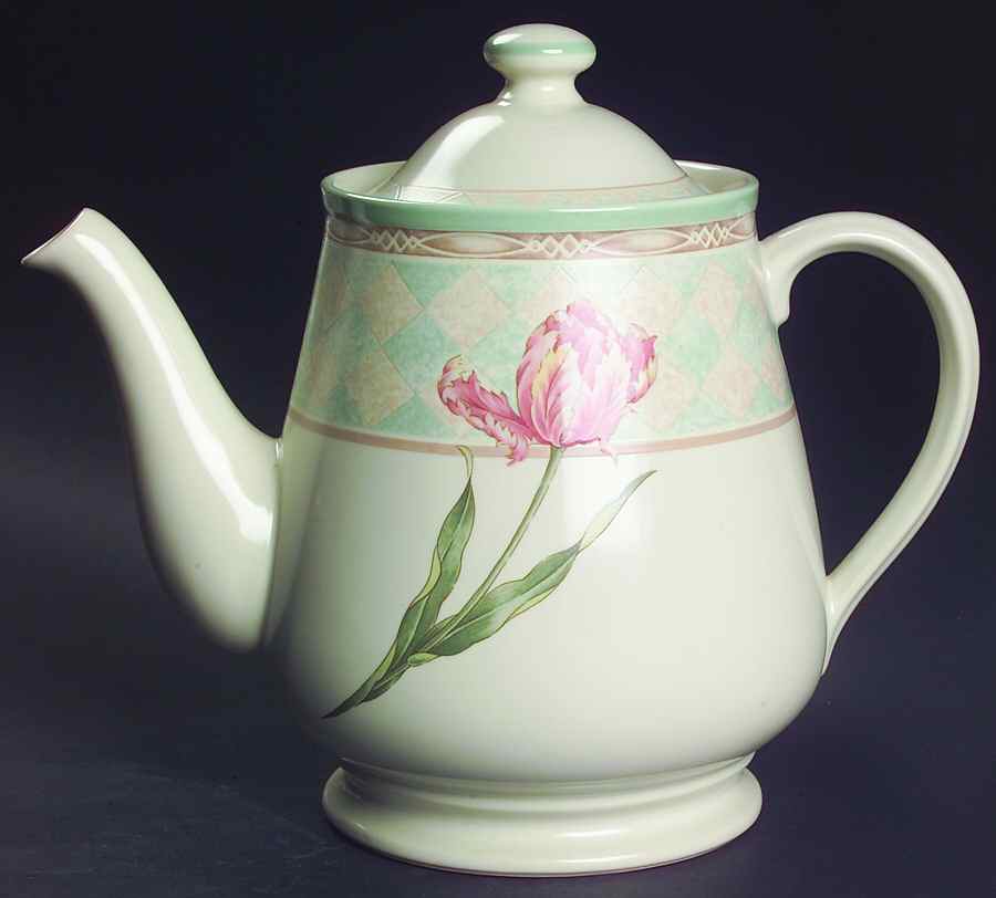 Paradise Valley Tea/Coffee Pot & Lid by Noritake-1