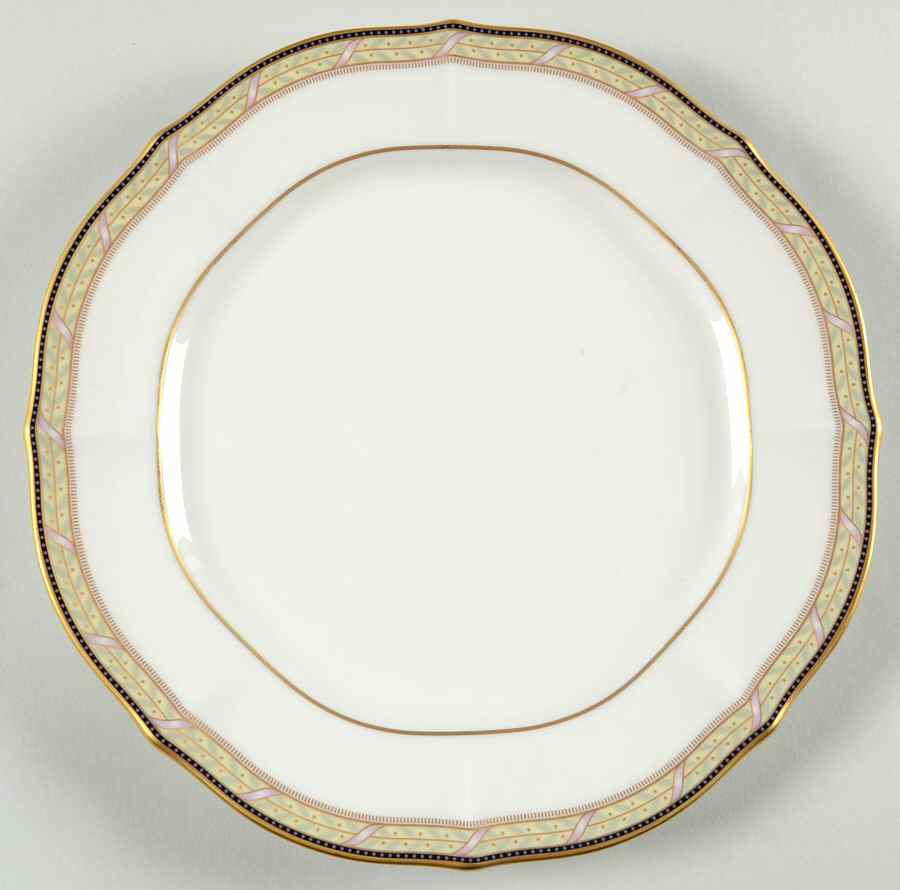 Ribbon and Gold Salad Plate by Noritake-1