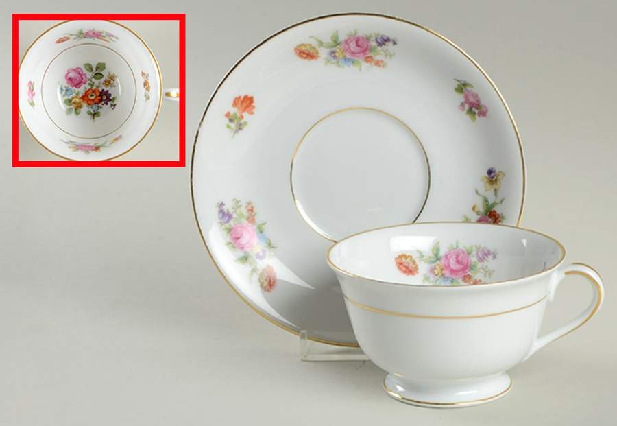 N1356 Footed Cup & Saucer Set by Noritake-1