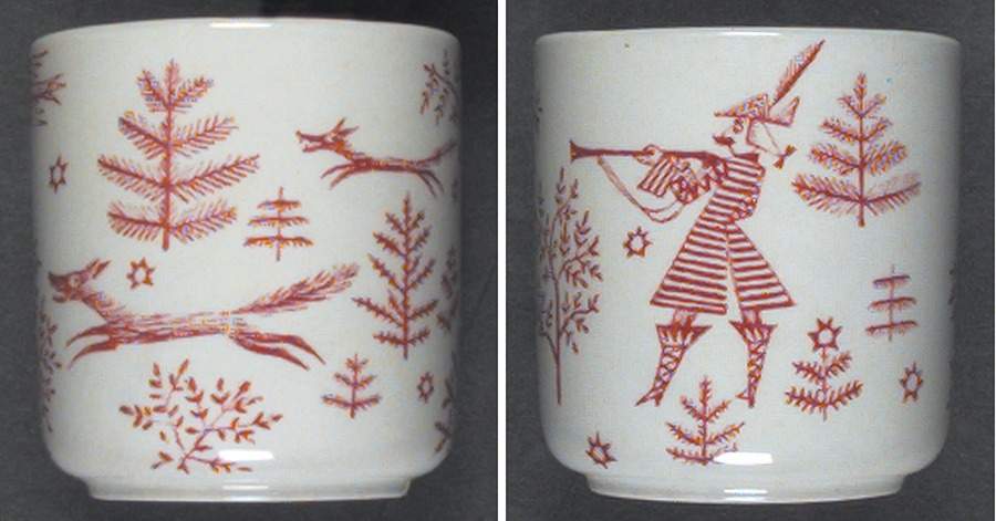 Rosalinde Flat Demitasse Cup by Nymolle (Denmark)-1