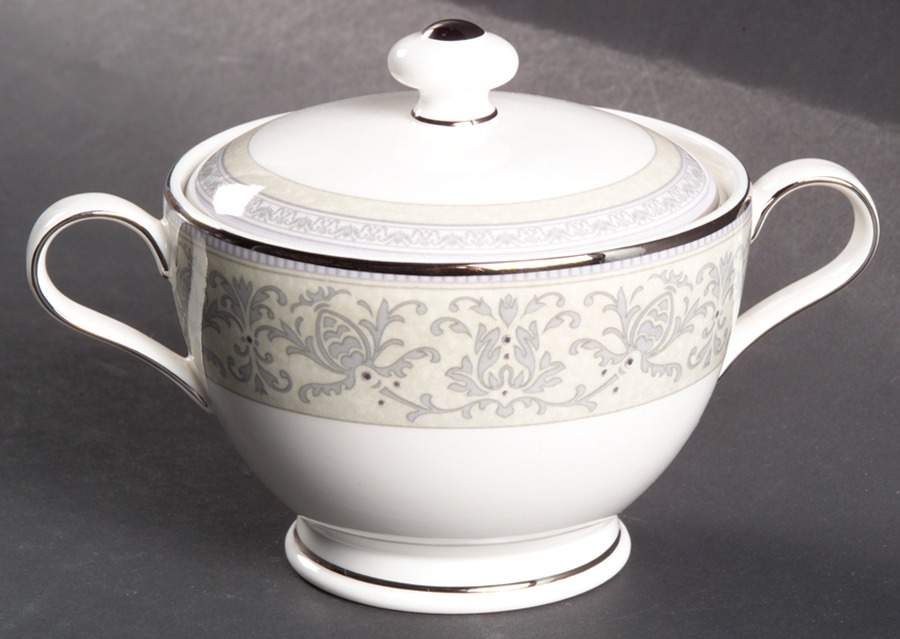 Sanderville Sugar Bowl & Lid by Noritake-1