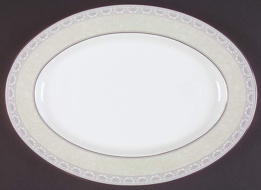 Sanderville 14" Oval Serving Platter by Noritake-1