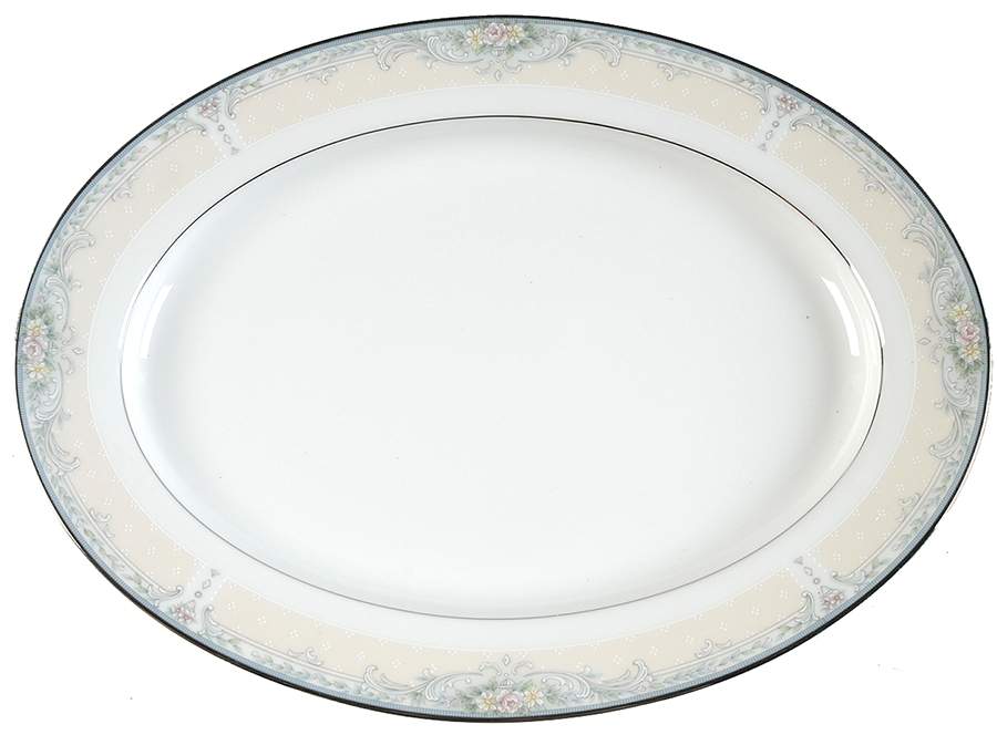 Sweet Savannah 14" Oval Serving Platter by Noritake-1