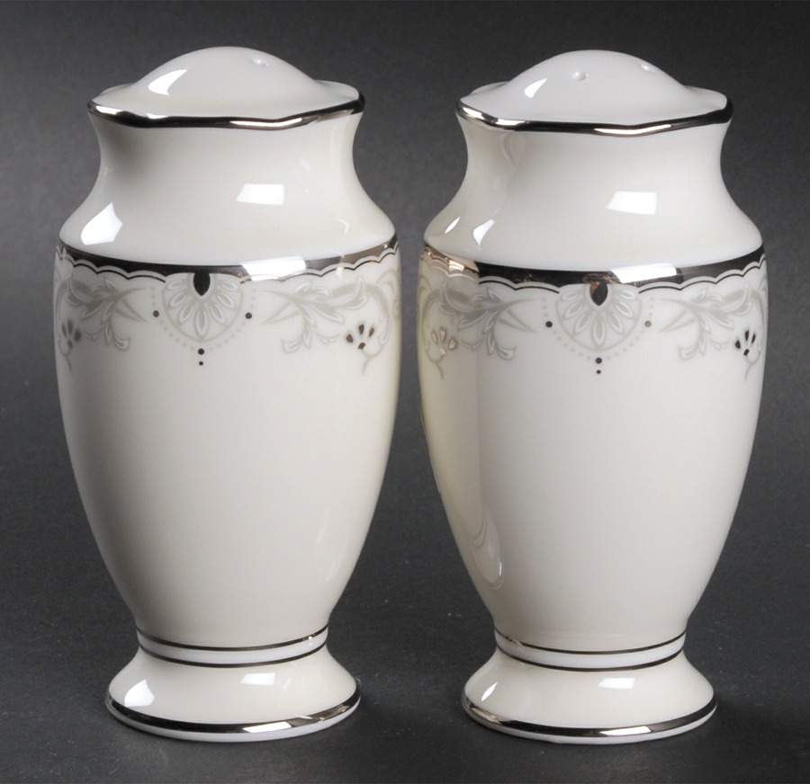 Venetian Scroll Salt & Pepper Set by Noritake-1