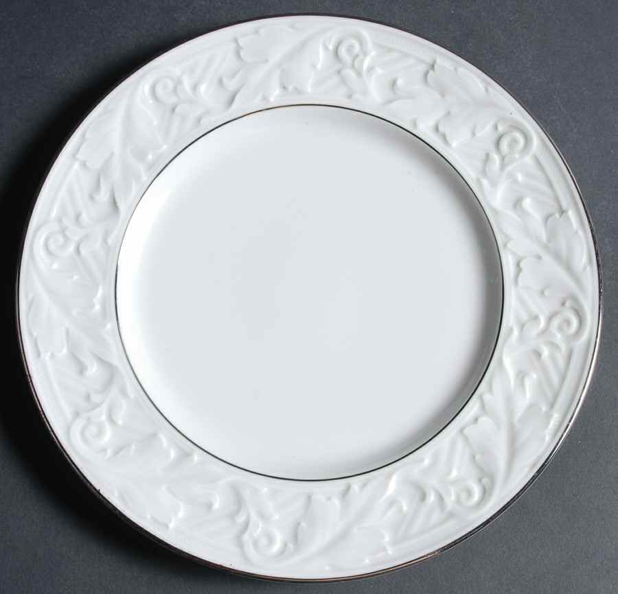 Whitebridge Platinum Accent Luncheon Plate by Noritake-1