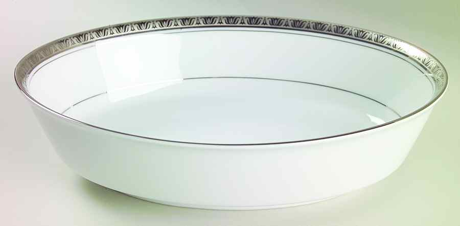 Legacy Platinum 9" Oval Vegetable Bowl by Noritake-1