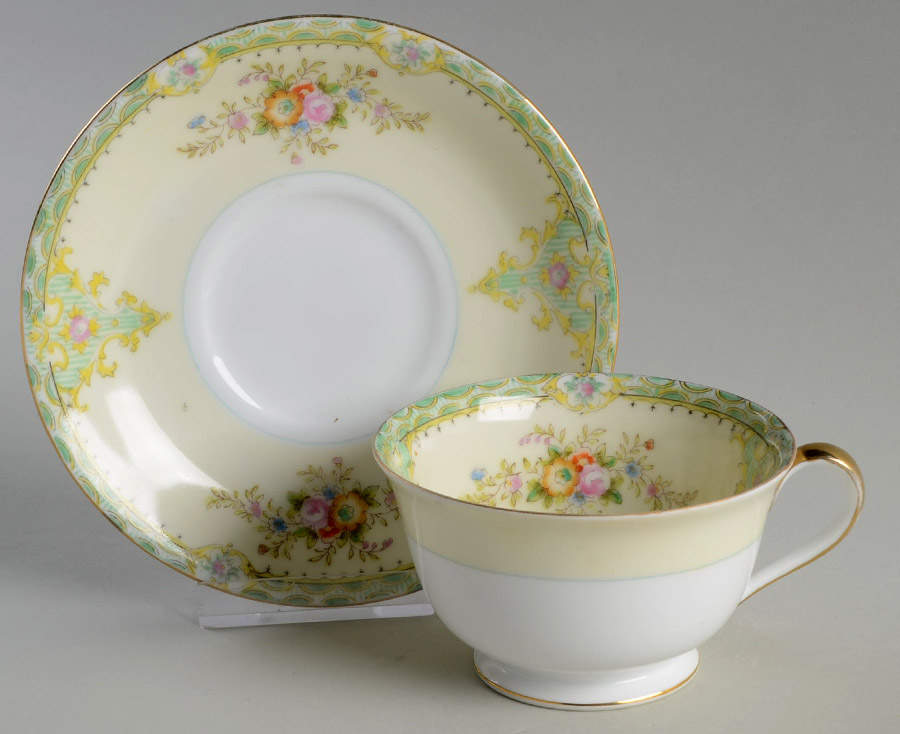N1408 Footed Cup & Saucer Set by Noritake-1