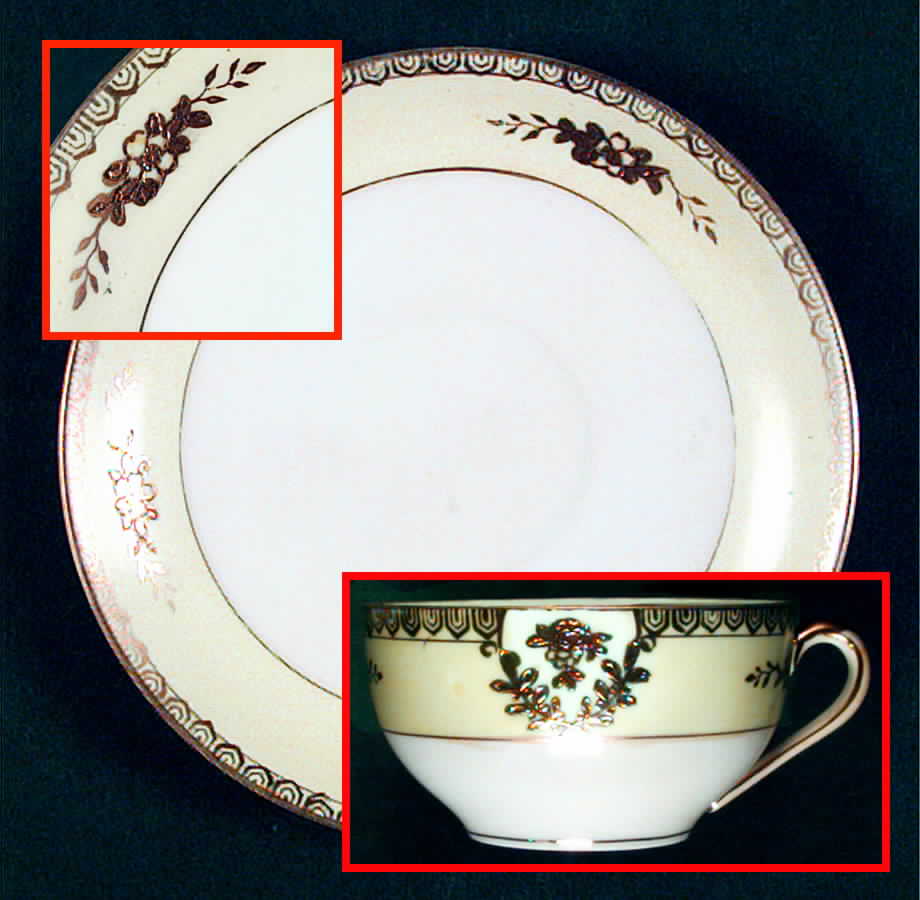 N1411 Flat Cup & Saucer Set by Noritake-1