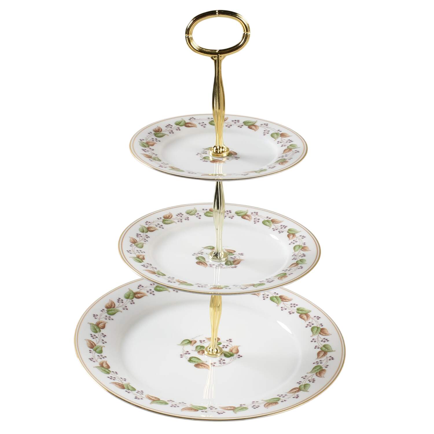 5115 13 7/8"-14 1/4" 3-Tiered Serving Tray(DP,SP,BB) HC by Noritake-1