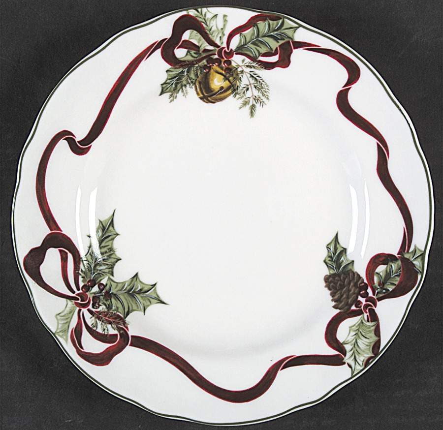 Holly Bells Salad Plate by Noble Excellence-1
