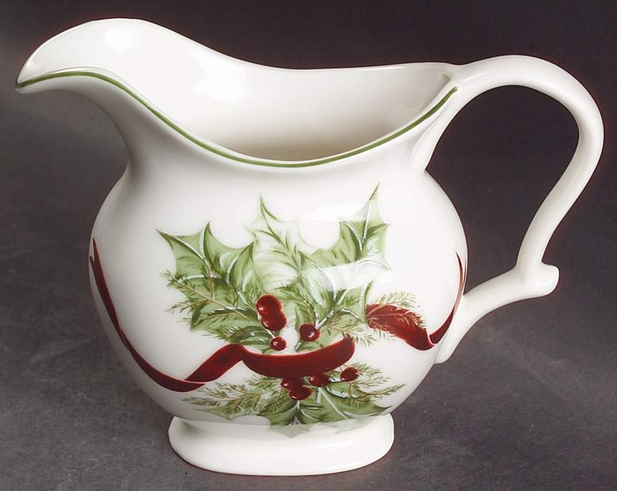 Holly Bells Creamer by Noble Excellence-1
