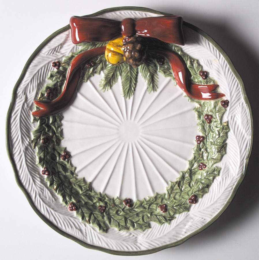 Holly Bells Canape Plate by Noble Excellence-1