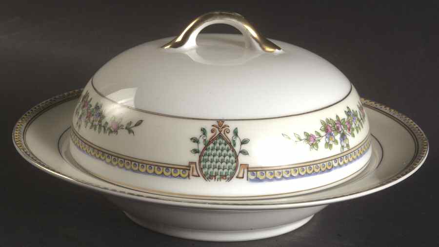 N1418 Round Covered Butter by Noritake-1