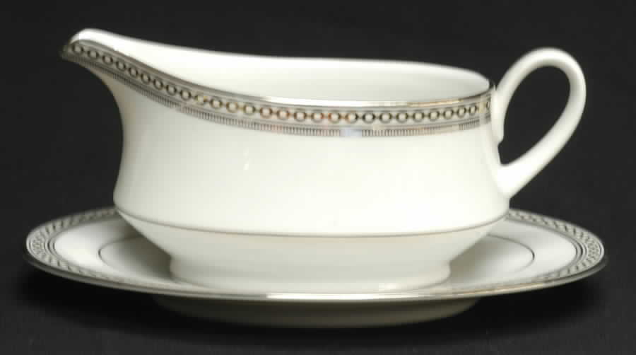 Legacy Splendor Gravy Boat & Underplate by Noritake-1
