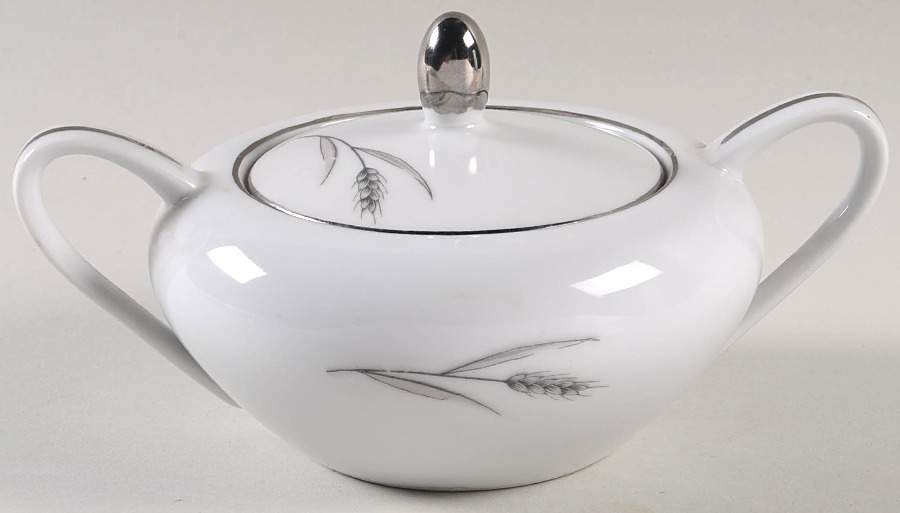 Harvest Sugar Bowl & Lid by Nasco (Japan)-1