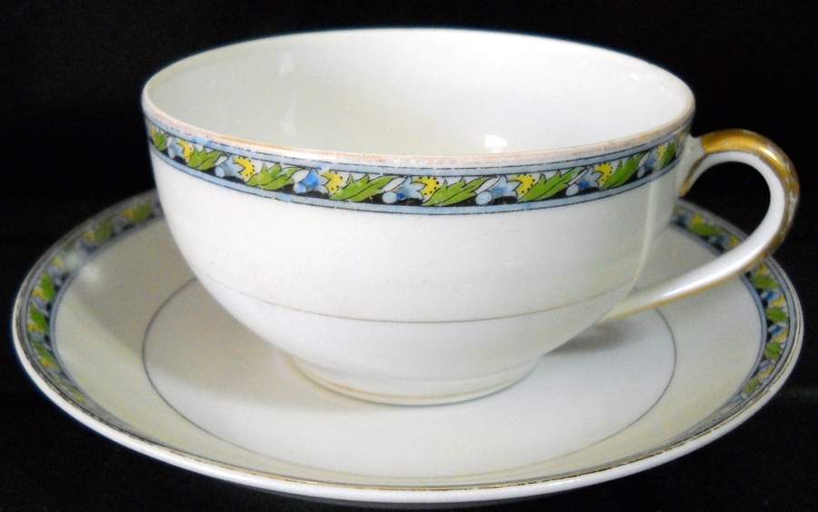 N1488 Flat Cup & Saucer Set by Noritake-1