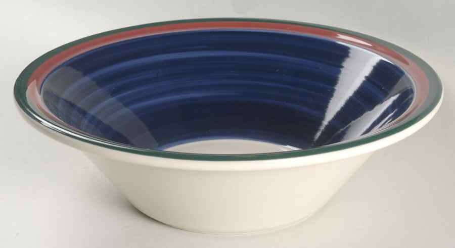 Concentrics Blue 10" Large Salad Serving Bowl by Noble Excellence-1