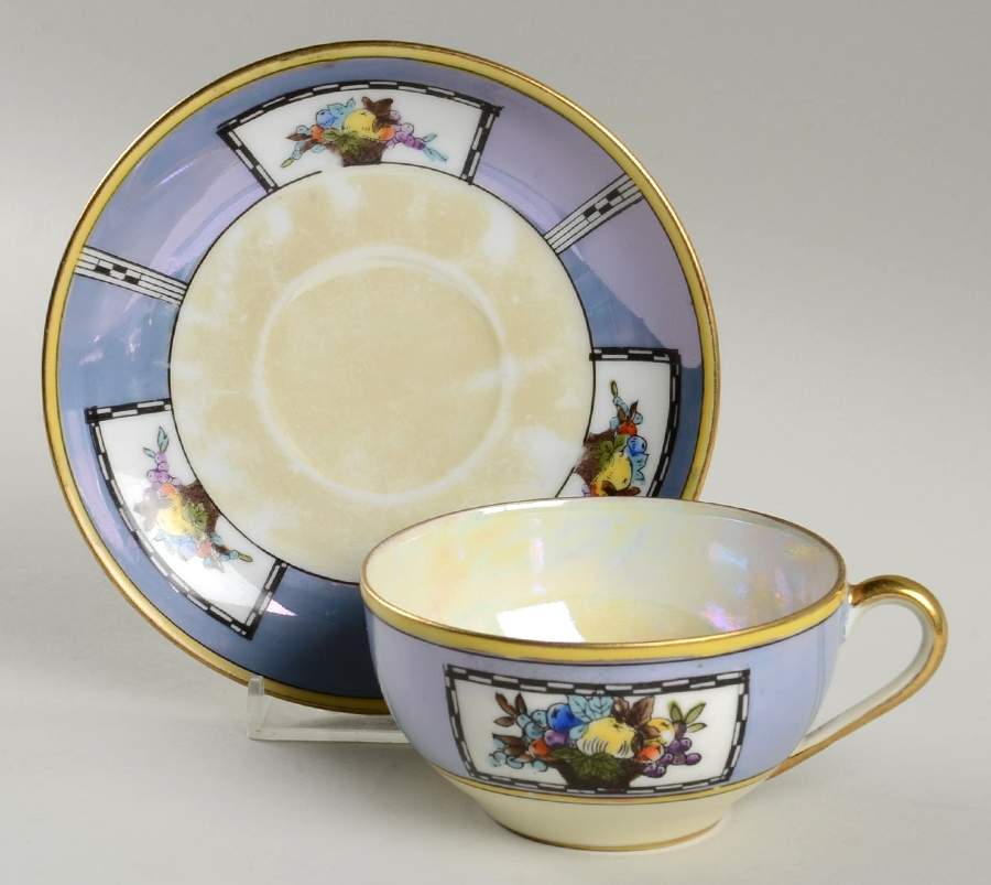 N1490 Flat Cup & Saucer Set by Noritake-1