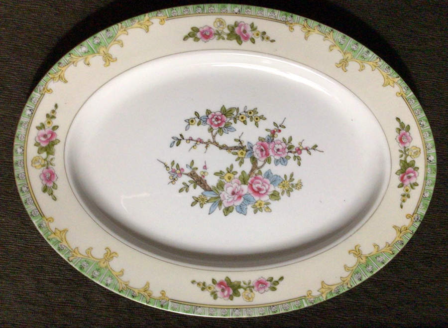 N1501 14" Oval Serving Platter by Noritake-1