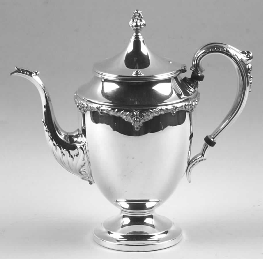 King Edward (Silverplate, Hollowware) Teapot by National Silver Co-1