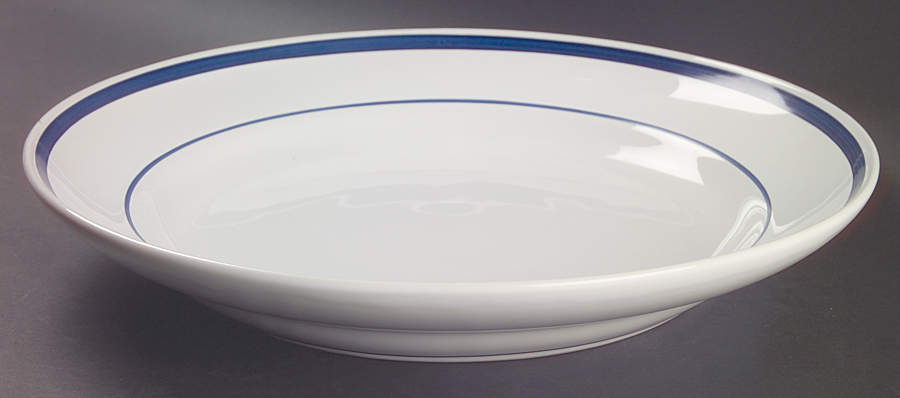 Navy Blue (Portugal) 13" Deep Round Platter by Nautica-1