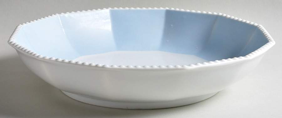 Perl Blue 11" Shallow Round Bowl by Nymphenburg-1
