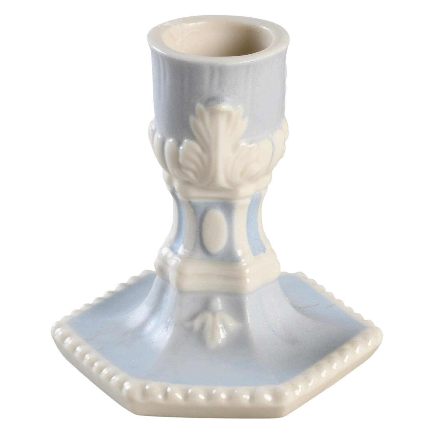 Perl Blue 3" Candlestick by Nymphenburg-1