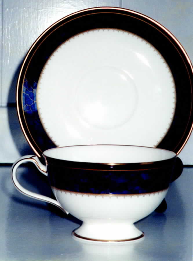 Salute Footed Cup & Saucer Set by Noritake-1