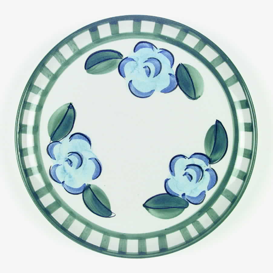 Las Rosas Dinner Plate by Nancy Calhoun-1