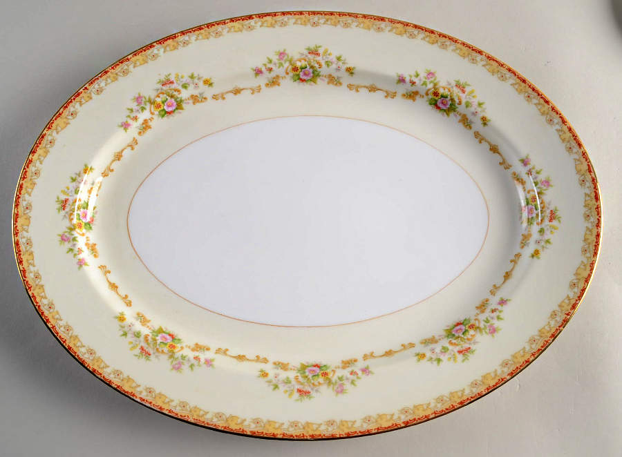 N1517 16" Oval Serving Platter by Noritake-1