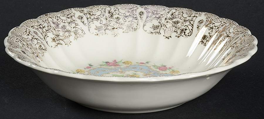 Rose Bouquet Fruit/Dessert (Sauce) Bowl by Nasco China (USA)-1