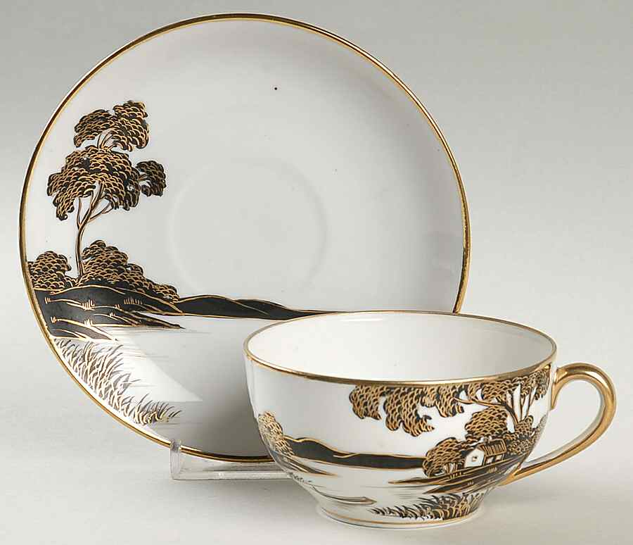 N1520 Flat Cup & Saucer Set by Noritake-1