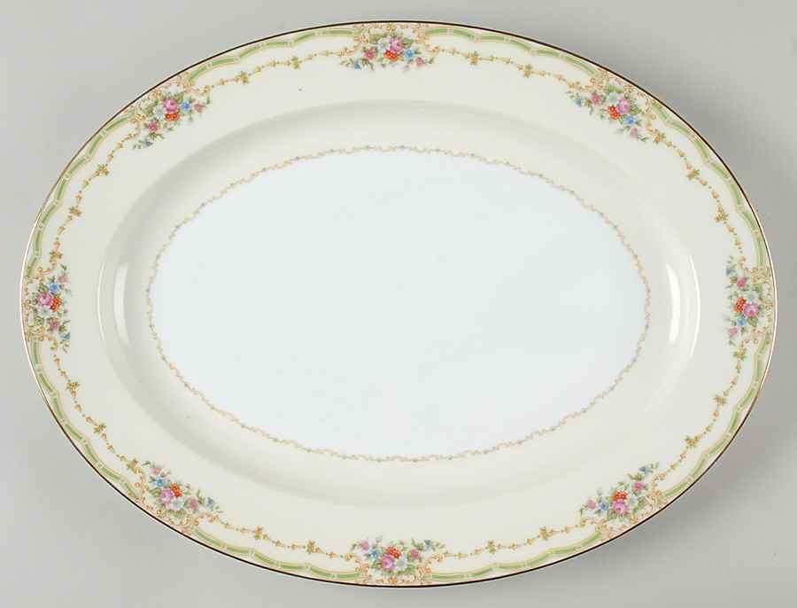 Bluemont 16" Oval Serving Platter by Noritake-1