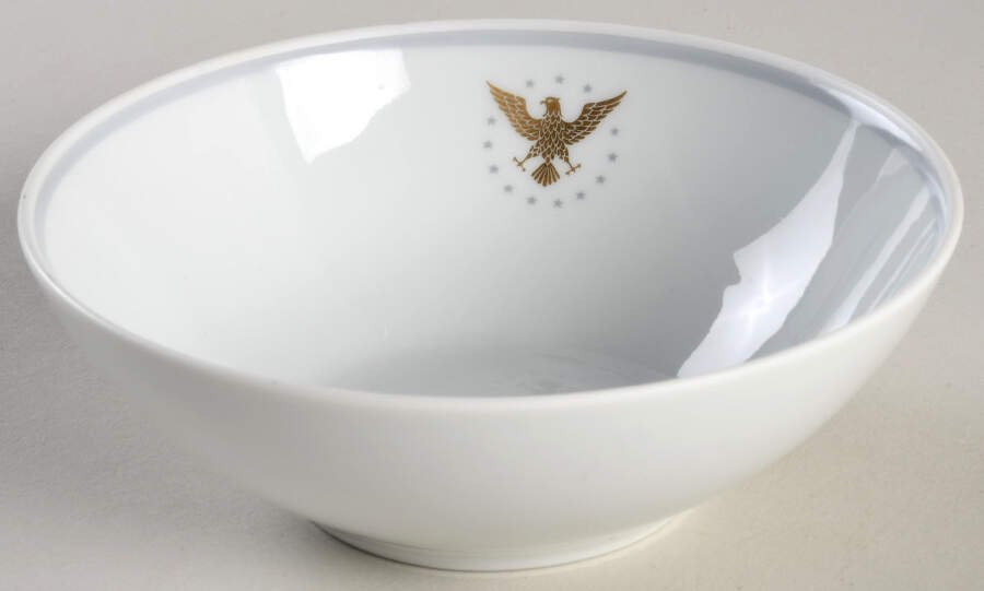 President (Gray Band) Fruit/Dessert (Sauce) Bowl by Noritake-1