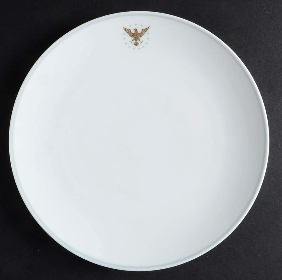 President (Gray Band) Luncheon Plate by Noritake-1