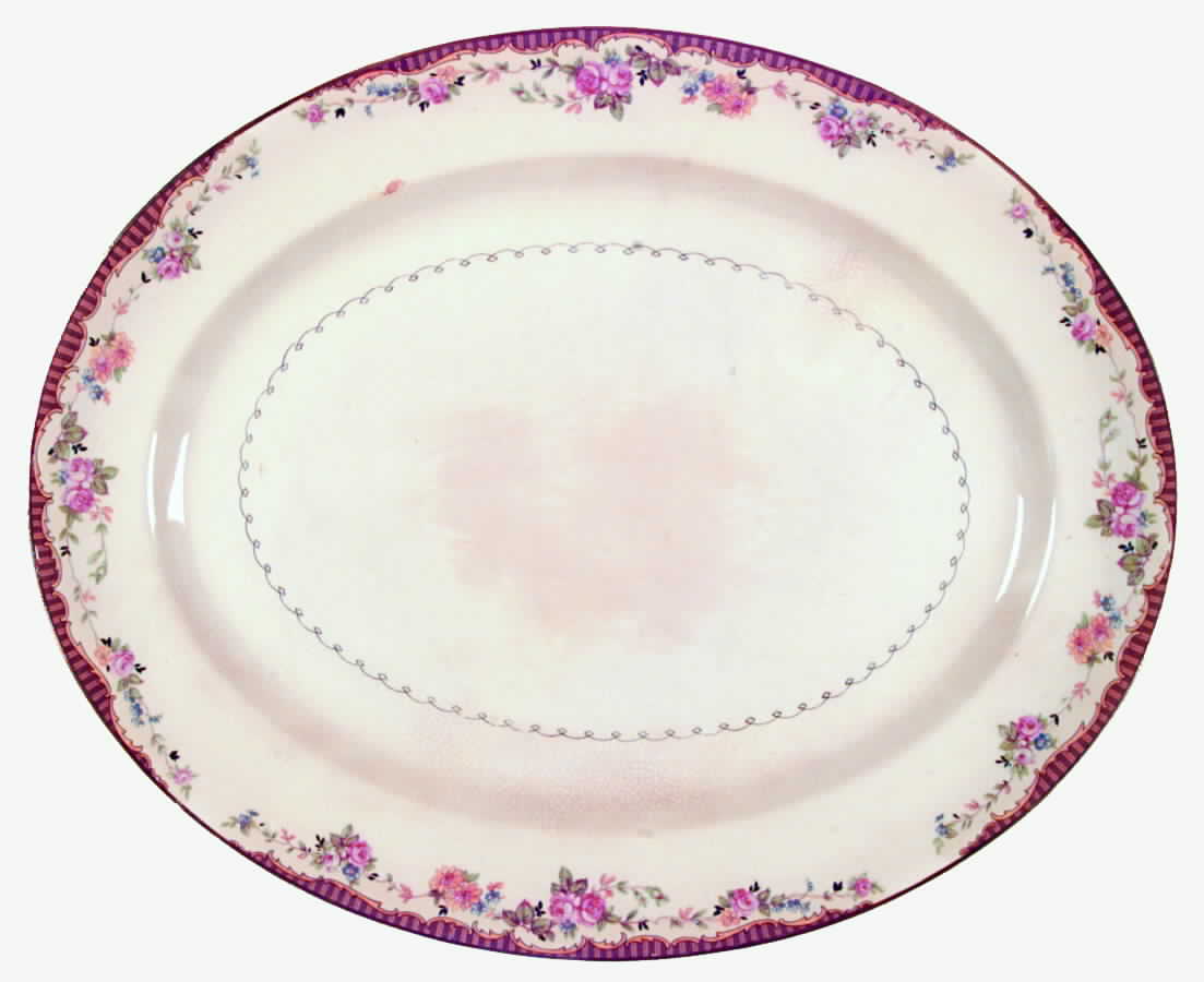 NAC5 12" Oval Serving Platter by Nasco China (USA)-1