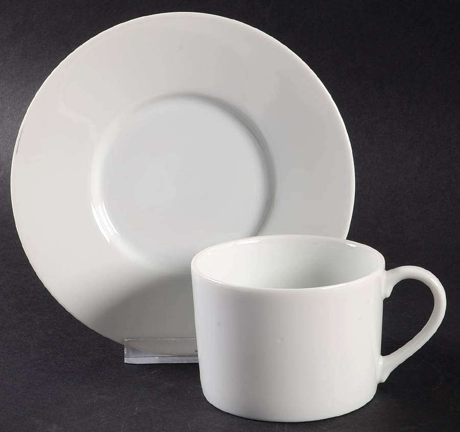NM6 Flat Cup & Saucer Set by Neiman Marcus-1