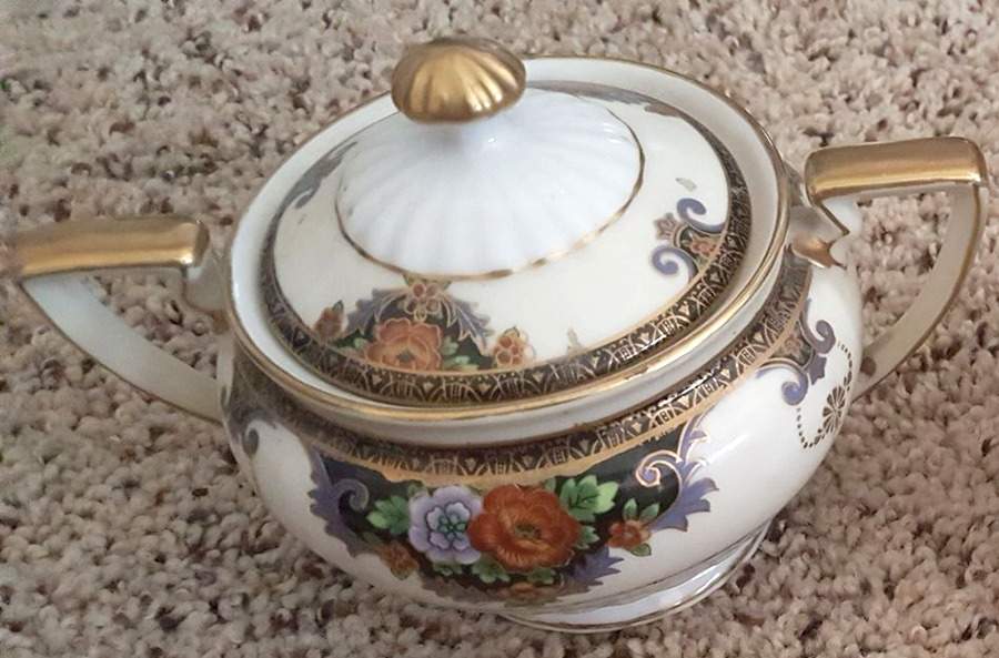 N1553 Sugar Bowl & Lid by Noritake-1