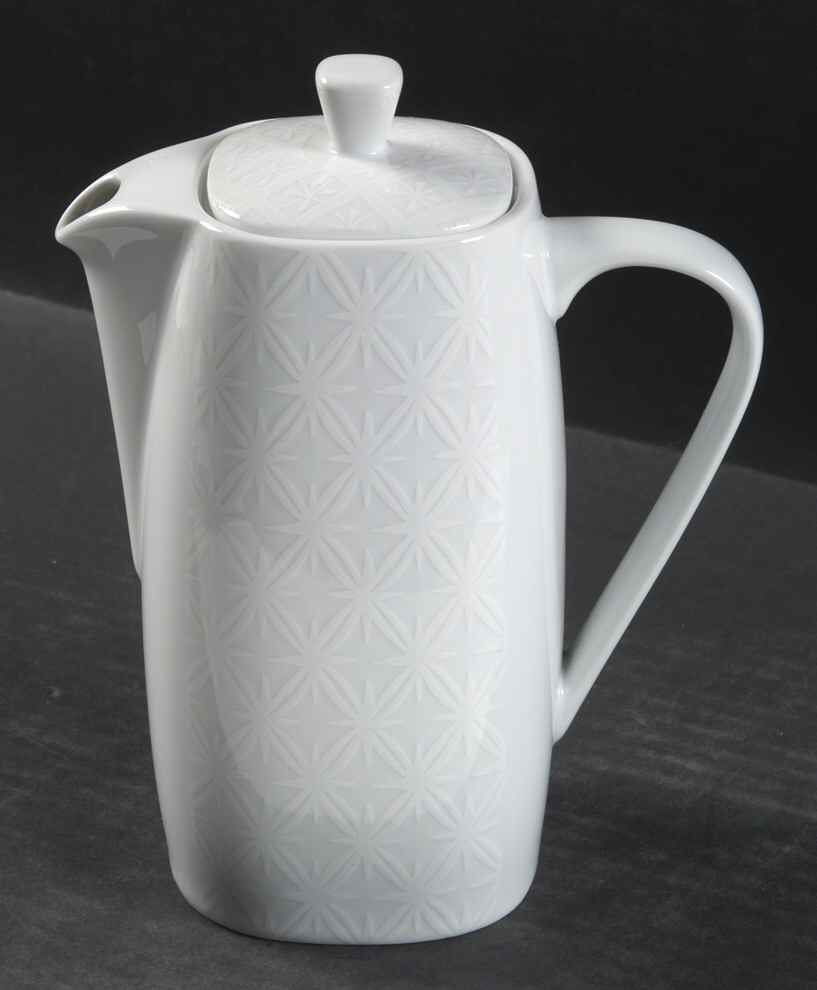 Yuki Tea/Coffee Pot & Lid by Nikko-1