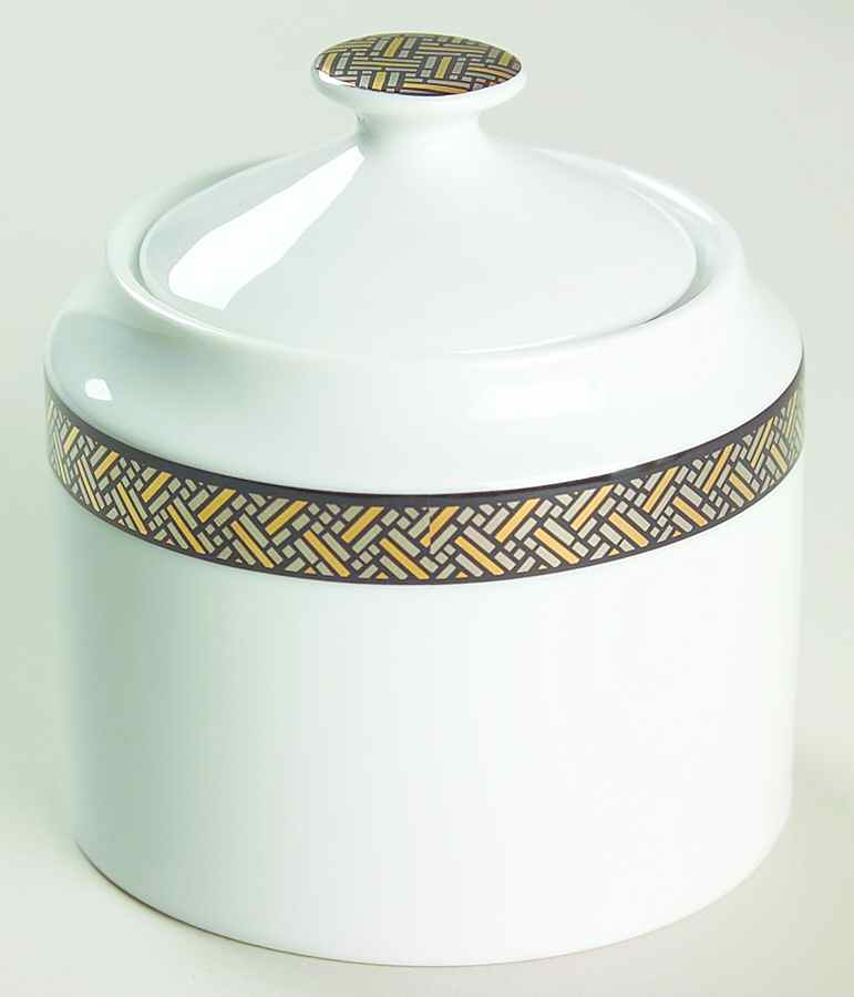San Simeon Sugar Bowl & Lid by Nikko-1