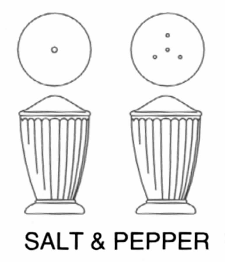 Palazzo White Salt & Pepper Set by Nikko-1