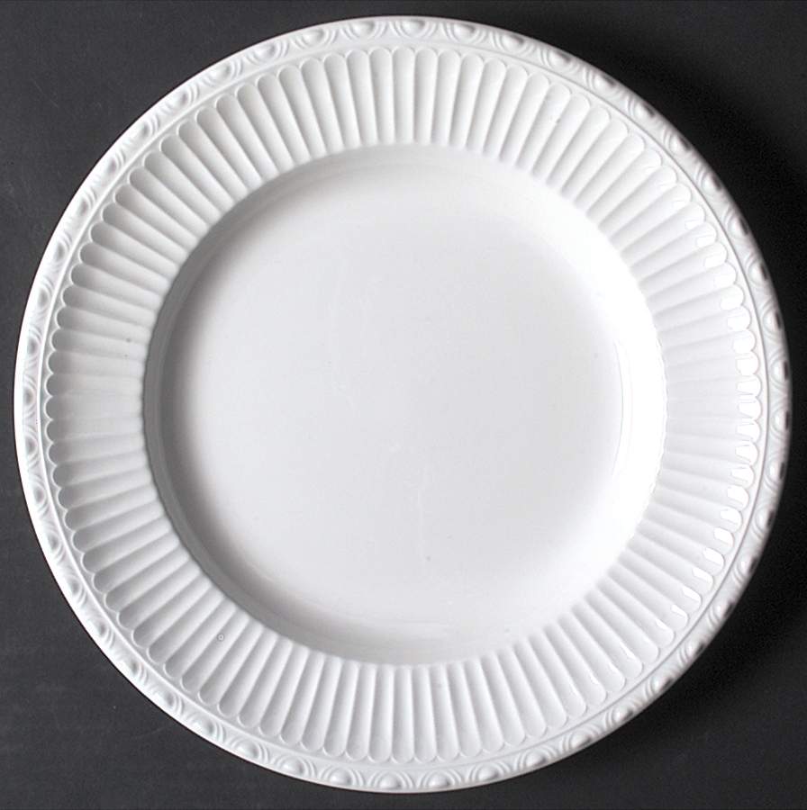 Palazzo White Dinner Plate by Nikko-1